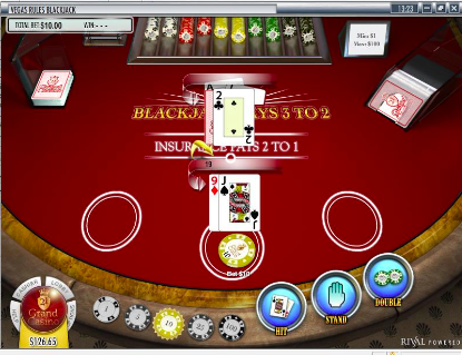 jouer au blackjack sur 21 grand casino