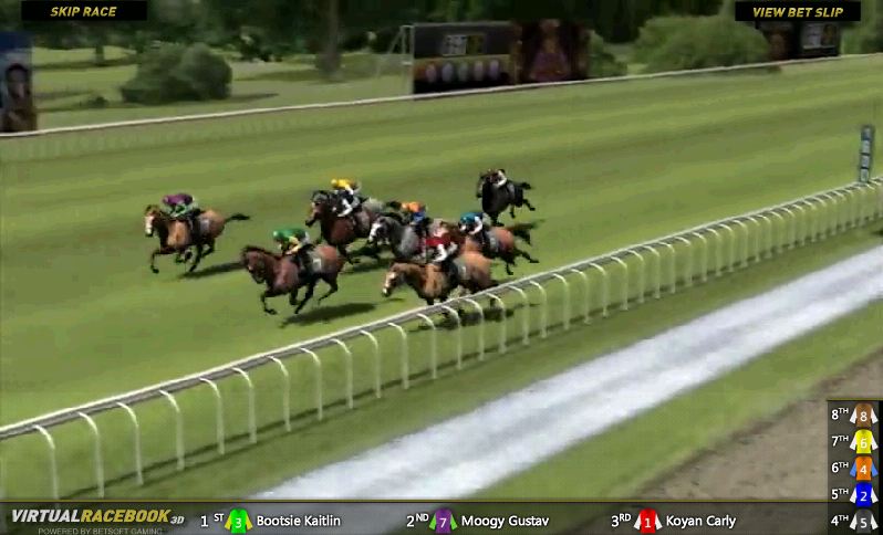 course de chevaux 3D